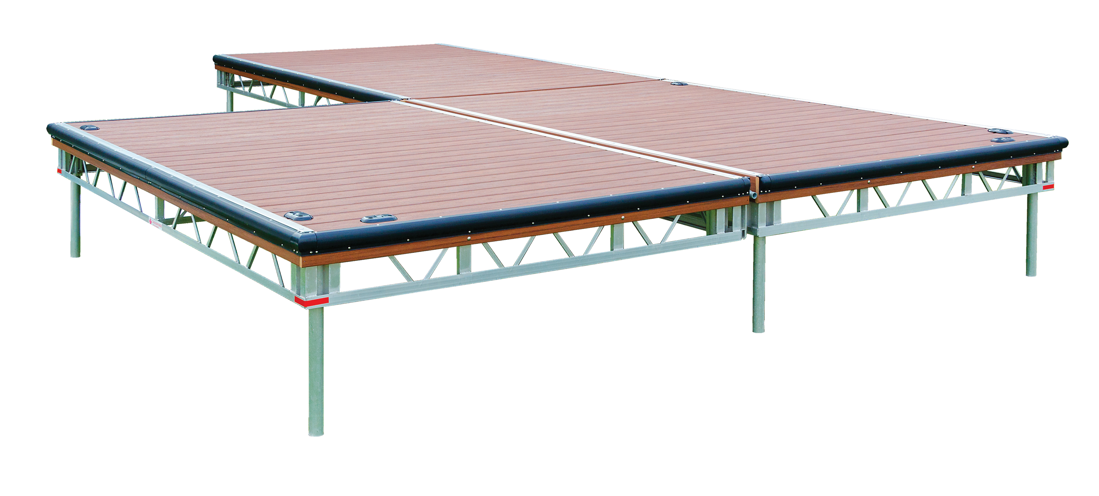 Aluminum Truss Pipe Dock with ProSignature Decking