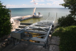 Marine railway for 20000lb boat