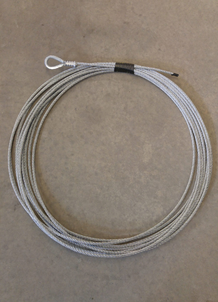 Galvanized Cable Replacement for Boatlifts, Marine Railways