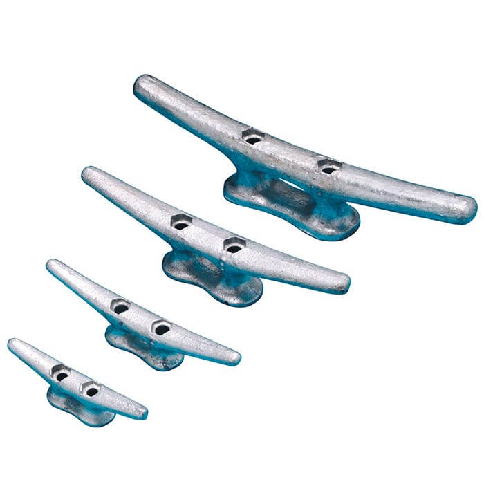 R&J Machine Cast Iron Cleat Dock Edge galvanized sizes