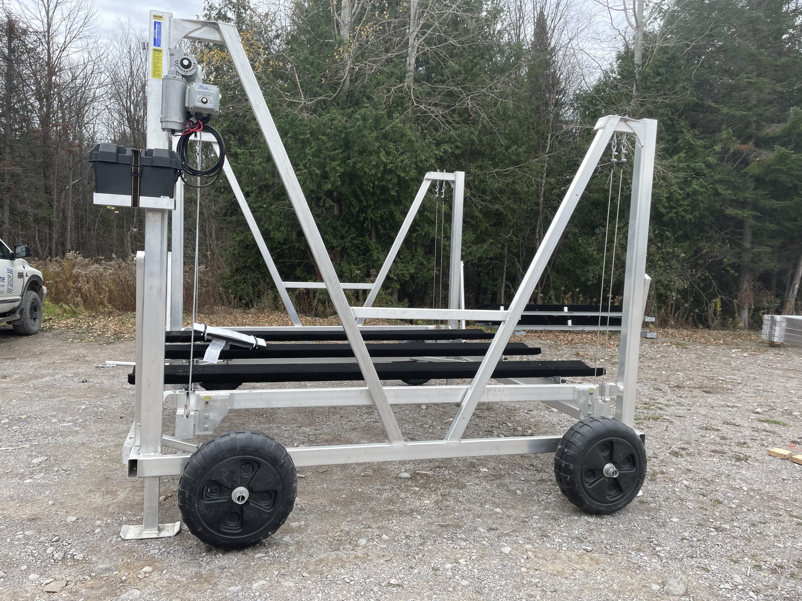 standard wheel kit on vertical lift