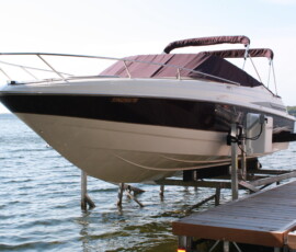 Our heavy duty design provides you with one of the strongest boat lifts currently manufactured. Cantilever Boat Lift