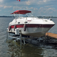 6000 lb Cantilever Boat Lift