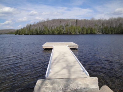 Permanent Steel Dock with Pro Decking