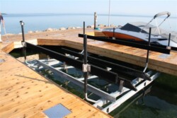 Hidden Beam Wets slip Lifts with side guides