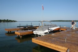 Hidden Beam Wets slip Lifts with side guides