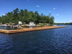 commercial floating dock system burleigh falls