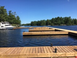 commercial floating dock system burleigh falls