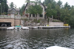 Boathouse, Docks and Lifts- rocky shoreline transformation