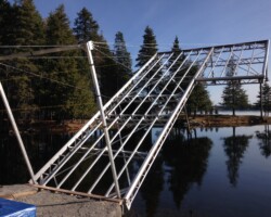 Lift Up Dock with Side L - in Fall