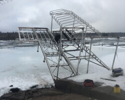 Lift up Dock and Boat Lift with Roof