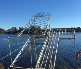 lift up dock and boat lift with roof