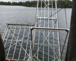 Lift Up Dock with Shore Platform section