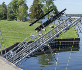 Lift Up Hydraulic Boat Lift and Lift up dock (1)