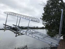 6000lb Hydraulic with Roof and Lift up gantry