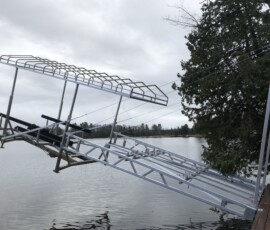 6000lb Hydraulic with Roof and Lift up gantry