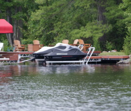 2 PWC Lifts with centre 4'x12' dock section