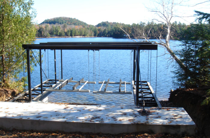 Suspended Boathouse