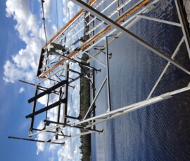 Lift Up Cantilever Boat Lift and Dock