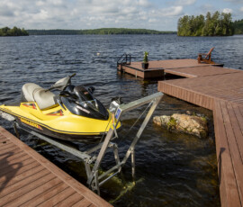 R&J Machine - PWC Lift and floating dock