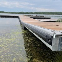 LUX Floating Dock by R&J Machine- side bumper